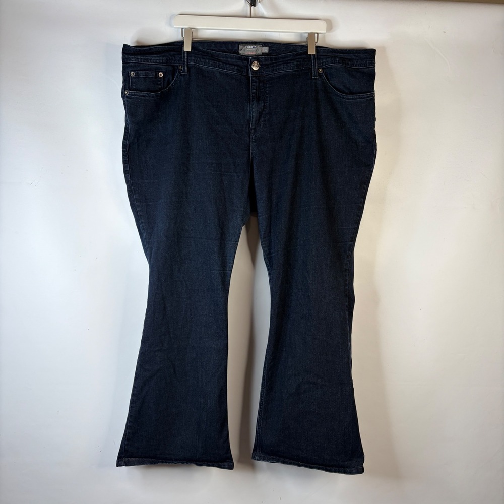 Torrid Jeans Women 24R Dark Wash Luxe Slim Boot Super Stretch Denim